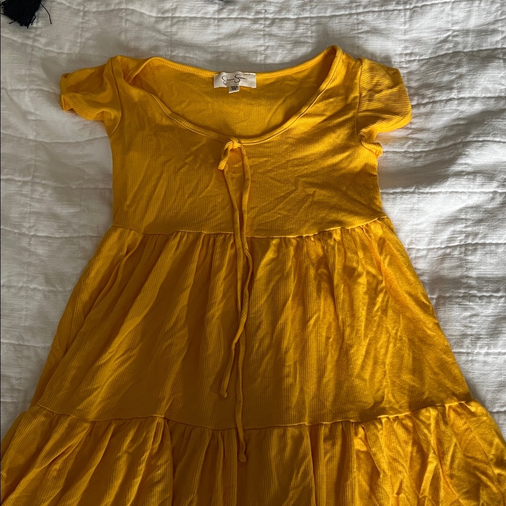 Jessica Simpson Sunny Yellow Kids Dress